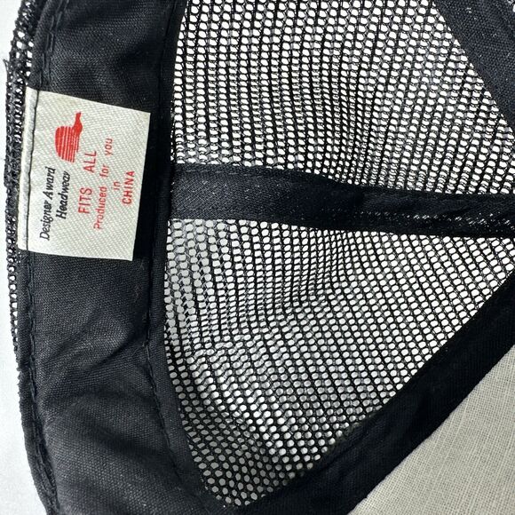 The GB Line Hat Black Gray Snapback Mesh Trucker Baseball Cap Designer Award - Picture 11 of 13